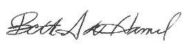 Beth deHamel signature