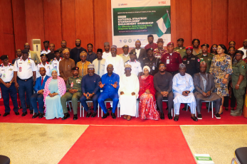 National security sector stakeholders during the ewer engagement workshop in abuja.