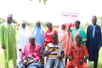 A group photo during a focus group discussion.