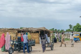 The only car park that doubles as the market and commercial center of nguro soye.