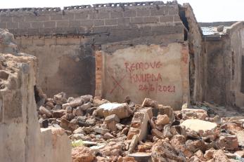 ‘agangara’ marked for demolition by the kano state urban planning development agency.