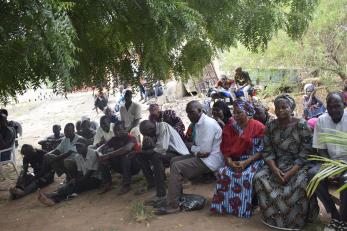 Members of the outgrowers association at the monthly meeting with asma’u memorial farms limited in adamawa state.