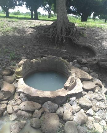 A well under a tree in nigeria