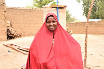 A person posing for the camera.