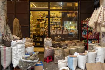 In Beirut, Lebanon, small businesses reopen, aiding the recovery from the devastating 2020 explosion. Over the last year, Mercy Corps supported small business owners with cash assistance to make repairs and restock inventory.