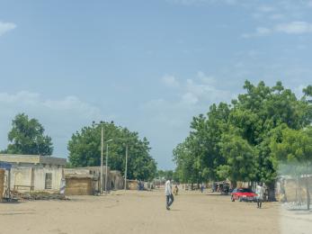 The major road that serves as an entry point to nguro soye.